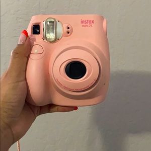 Instax Polaroid camera + case